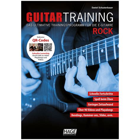 Hage Guitar Training Rock Instructional Book