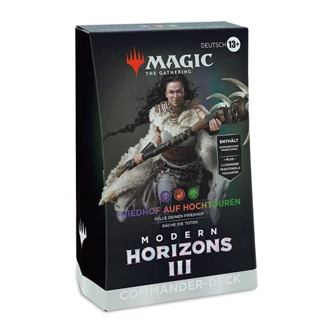 Modern Horizons Friedhof Auf Hochtouren Commander Deck Magic The