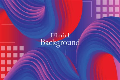 Red Fluid Abstract Background Modern Poster With Gradient 3d Flow