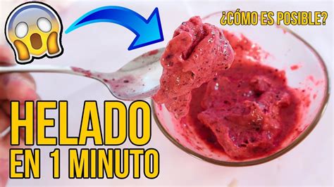 Cómo hacer el mejor HELADO del MUNDO en 1 MINUTO 3 HELADOS FÁCILES