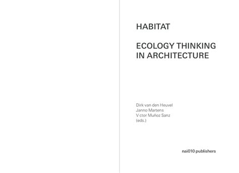 (PDF) Architecture and Ecological Psychology: RAAAF’s Explorations of Affordances | Erik ...