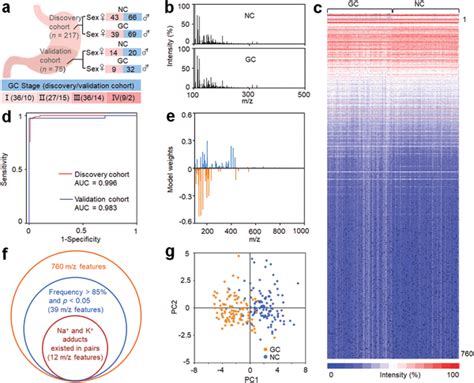 Biomarker Discovery For Gc Diagnosis A Demographics Of 292 Clinical