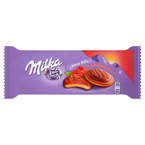 Milka Choco Jaffa Biszkopty Z Galaretk O Smaku Malinowym Oblewane