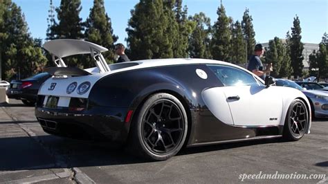 Black And White Bugatti Veyron Supersport At Supercar Sunday Youtube