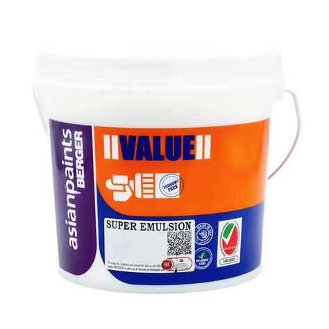 Asian Paint Berger 4 Ltr Value Super Emulsion 08b15 Magnolia Buy