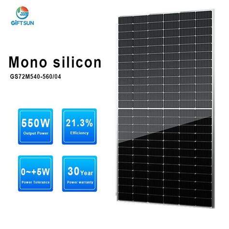 Half Cell High Efficiency Mono Pv Module W Solar Panel W Soalr