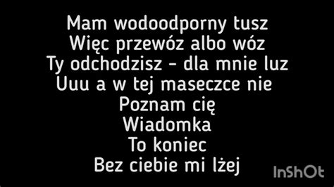 sanah kolońska i szlugi Wolna wersja do snu Tekst Muzyka YouTube