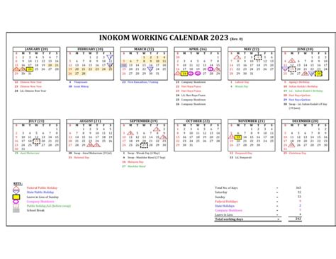 Working Calendar 2023 Rev 0 | PDF | Religious Holidays | Southeast Asia