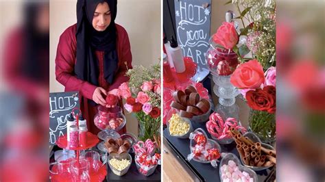 Diy Cocoa Bar For Valentines Day By Kitchen Diaries By Zubda On