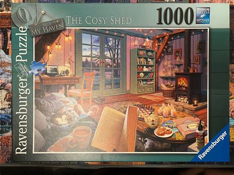 Ravensburger 1000 Piece Jigsaw Puzzle MY HAVEN No 6 THE COSY SHED