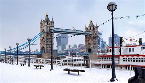 A Dusting Of Snow Is Predicted To Fall Over London Today