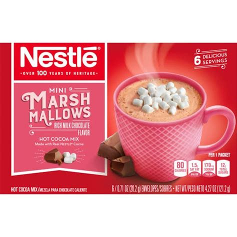 Jual Nestle Hot Cocoa Mix Mini Marshmallows Rich Milk Chocolate Flavor 121g Shopee Indonesia