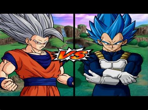 Gohan Bestia Vs Vegeta SSJB EVOLUTION DBZ BT 4 BETA 13 ISO En PC