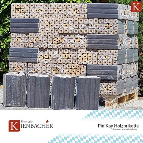 PiniKay Hartholzbriketts 100kg 1000kg Palette Aus Buche Und Eiche Brenn