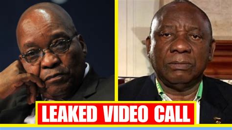 Leaked Video Call Watch Funny Secret Video Call Clip Of Ramaphosa And