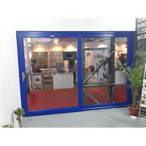 Modern Powder Coated Upvc Blue Sliding Door At Rs 900square Feet In