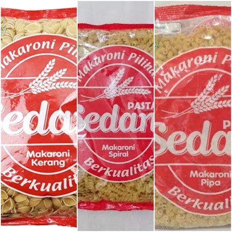 Jual De Vinca Makaroni Sedani Kg Spiral Pipa Kerang Pasta Kriwil