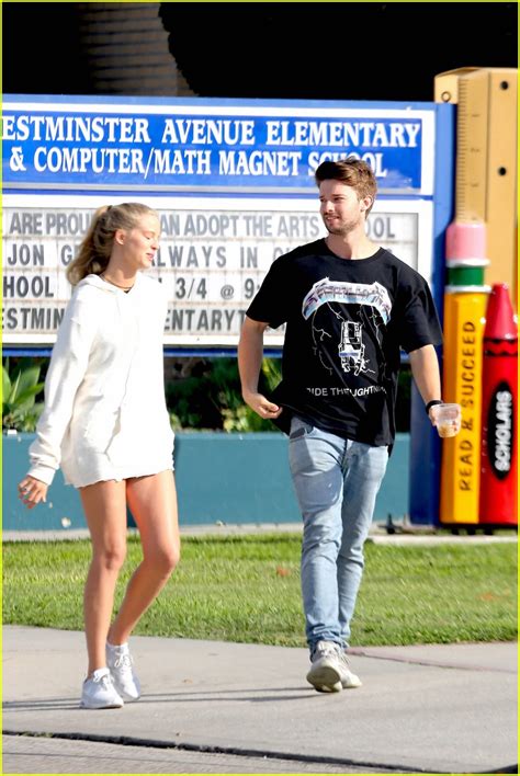 Patrick Schwarzenegger Model Friend Abby Champion Spend Relaxing Day