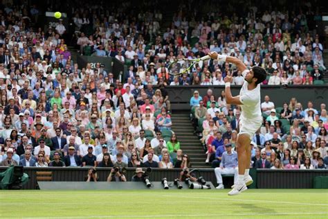 Tennis Carlos Alcaraz Tops Novak Djokovic In 5 Set Wimbledon Final