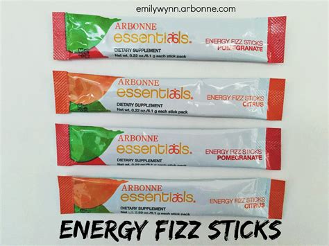 Plant Powered Products Arbonne Itz Linz Fizz Sticks Fizz Arbonne