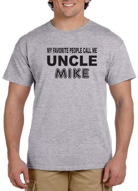 Gift For Men Personalized Uncle T shirt My Favorite People