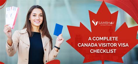 A Complete Canada Visitor Visa Checklist Sambhav Immigration