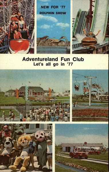 Adventureland Park Des Moines, IA Postcard