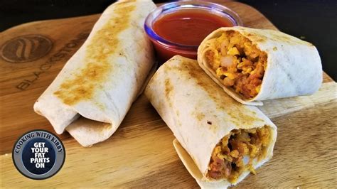 Potato Egg And Chorizo Burrito Papas Con Huevos Y Chorizo