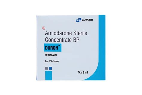 Amiodarone HCl Injection 150 MG 3 ML At 250 Piece Amiodarone HCL