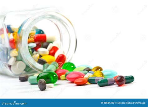 Colorful Tablets With Capsules Stock Image Image Of Antibiotic