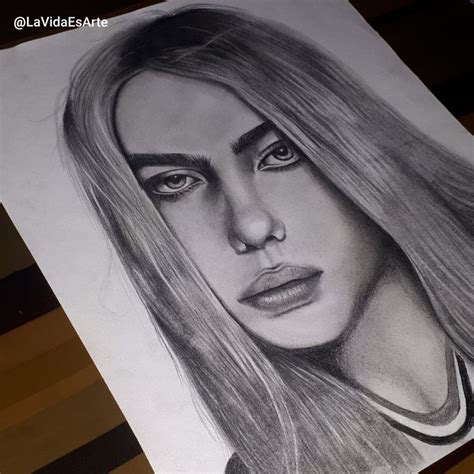 Dibujo A L Piz De Billie Eilish