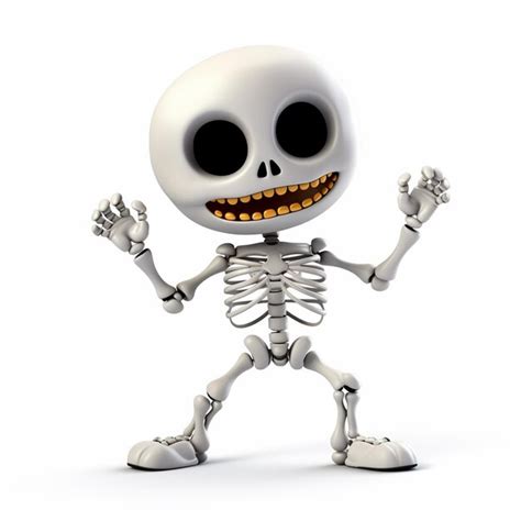 Premium Photo A Close Up Of A Skeleton With A Thumbs Up Generative Ai