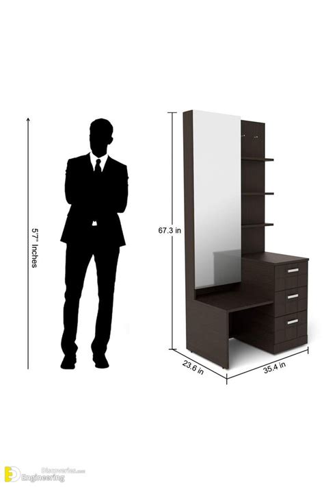 Standard Sizes And Dimensions Of Home Furniture Engineering Discoveries