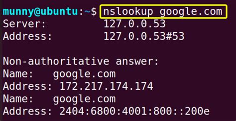 The Nslookup Command In Linux 12 Practical Examples