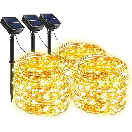 Litogo Pack Guirnalda Luces Led Exterior Solar M Led Luces