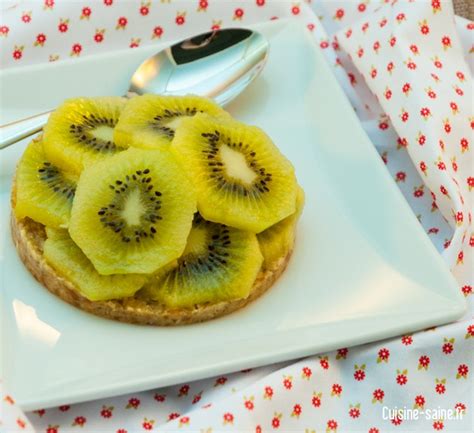 Recette Crue Tarte Crue Au Kiwi Blog Cuisine Saine Sans Gluten Sans