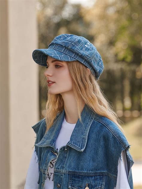 Striped Pattern Baker Boy Cap Baker Boy Cap Baker Boy Baker Boy Hat