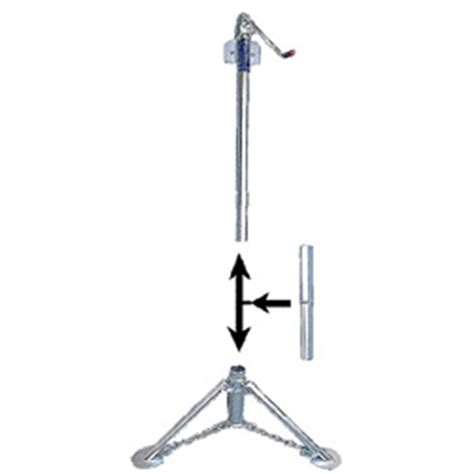2 Pk Rieco Titan® Hydraulic Camper Jacks 157592 Jacks And Levels