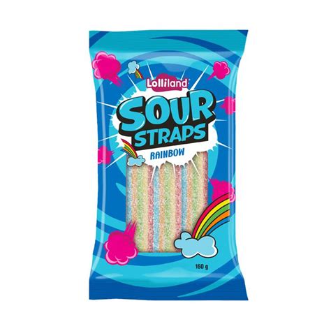 Sour Straps Rainbow 160g Lolliland