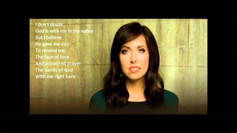 Francesca Battistelli Feat Matt Hammitt Hands Of God Lyrics