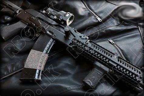 Lightweight Ak 47 Picatinny Rail Handguard System Cnc Aluminum Alloy