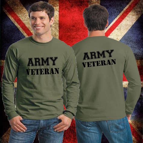 Army Veteran British Army Military T Shirt Tee Shirt Etsy