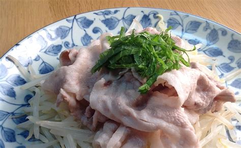 豚ばらともやしの冷しゃぶ 職人醤油 醤油を使い分けると、食はもっと楽しくなる！