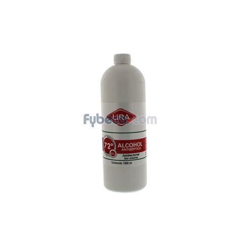 Alcohol Antiséptico Lira 1000 Ml Botella Fybeca