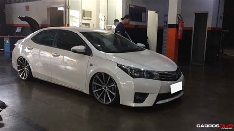 Novo Corolla Rebaixado Rodas Vossen CV1 Aro 20 Corolla Rebaixado