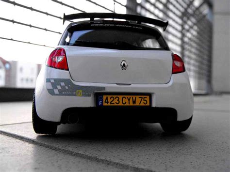 Miniature Renault Clio Rs Solido Rs F Team Blanc Glacier