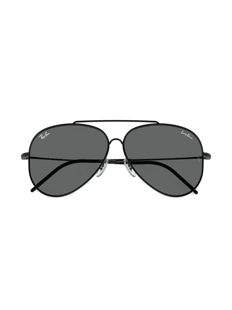 Ray Ban X Lenny Kravitz Aviator Reverse Farfetch Jp