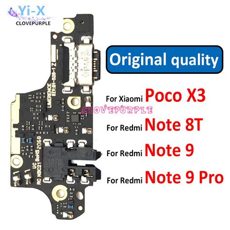 Original Charger Board Pcb Flex For Xiaomi Poco X Nfc Pro Usb Port