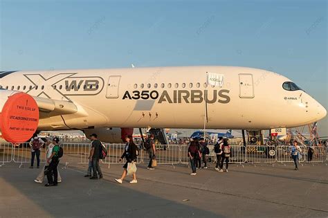 Airplanes At The International Airport Air Fly Maks Photo Background ...