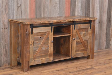 Barnwood 60" TV Stand - Back at the Ranch Furniture